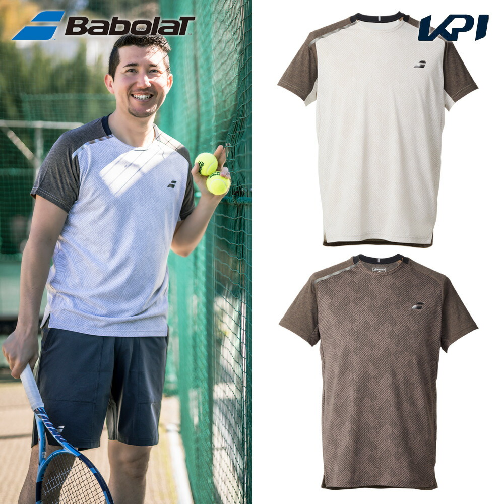 バボラ Babolat テニスウェア ユニセックス   VS SHORT SLEEVE SHIRT ゲームシャツ 半袖シャツ BUG5350 2025FW 7月下旬発売予定※予約