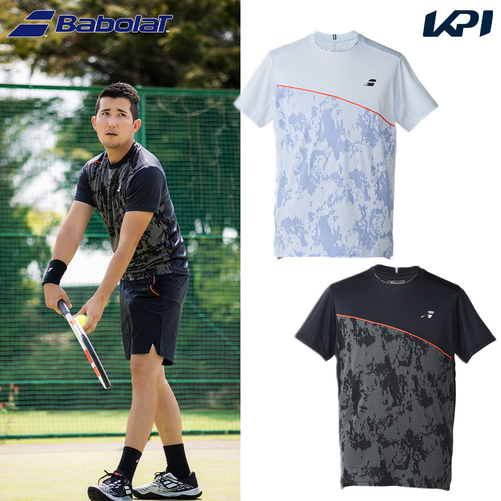 バボラ Babolat テニスウェア ユニセックス PLAY SHORT SLEEVE SHIRT　  ショートスリーブシャツ BUG6300 2026SS 1月下旬発売予定※予約