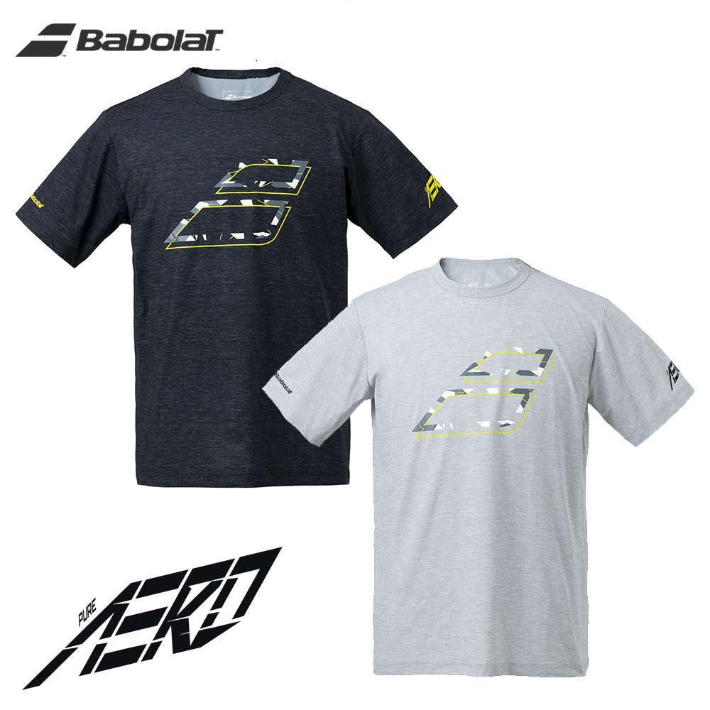 バボラ Babolat テニスウェア メンズ ピュアアエロ ショートスリーブシャツ PURE AERO SHORT SLEEVE SHIRT BUP2565C 2022FW
