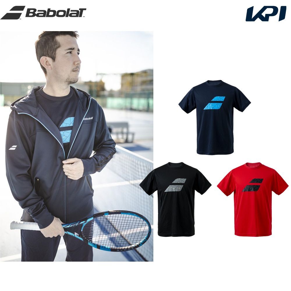 バボラ Babolat テニスウェア メンズ PURE ショートスリーブシャツ
