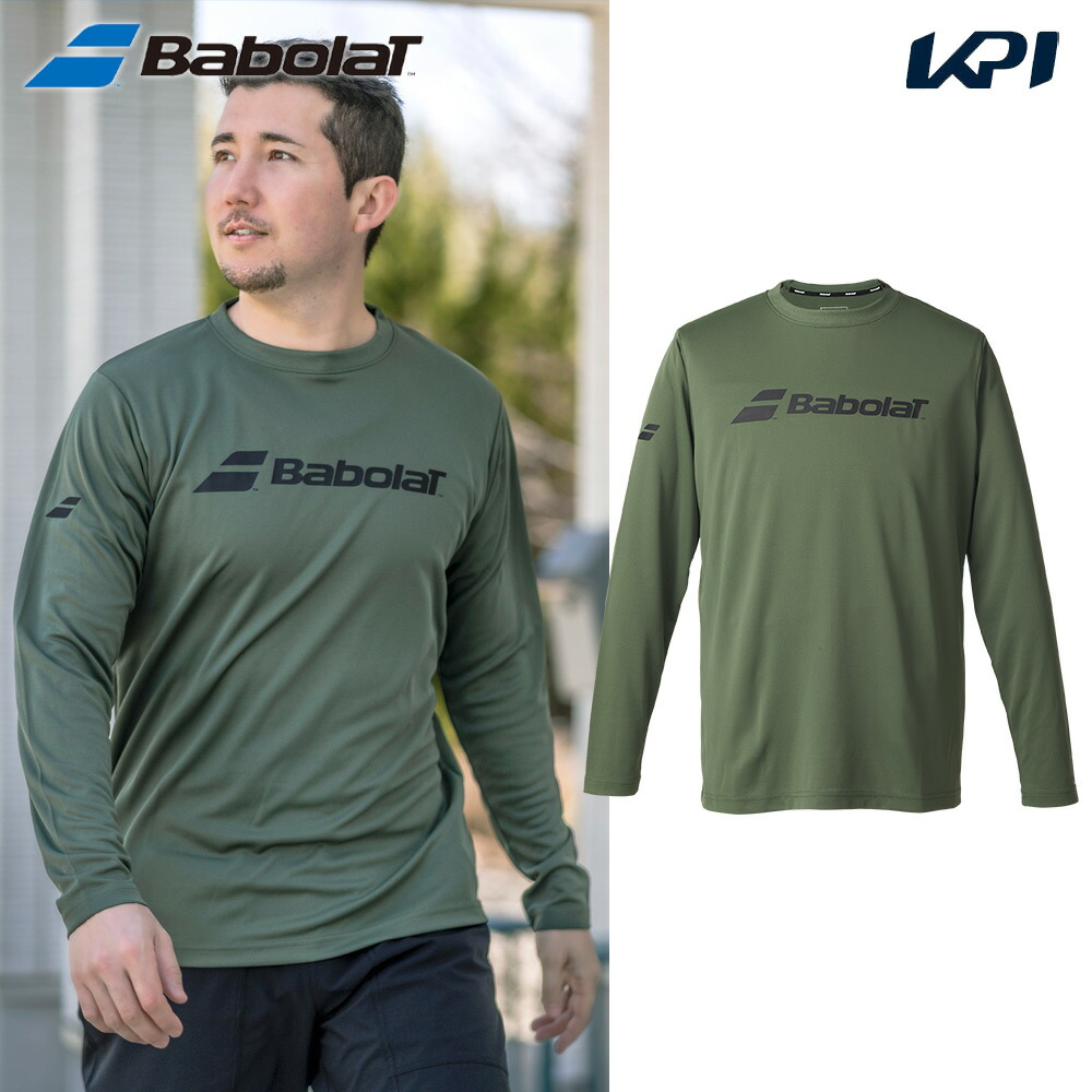 バボラ Babolat テニスウェア ユニセックス   CLUB LONG SLEEVE SHIRT クラブ ロングスリーブ 長袖Tシャツ BUP4510C-125 2025FW