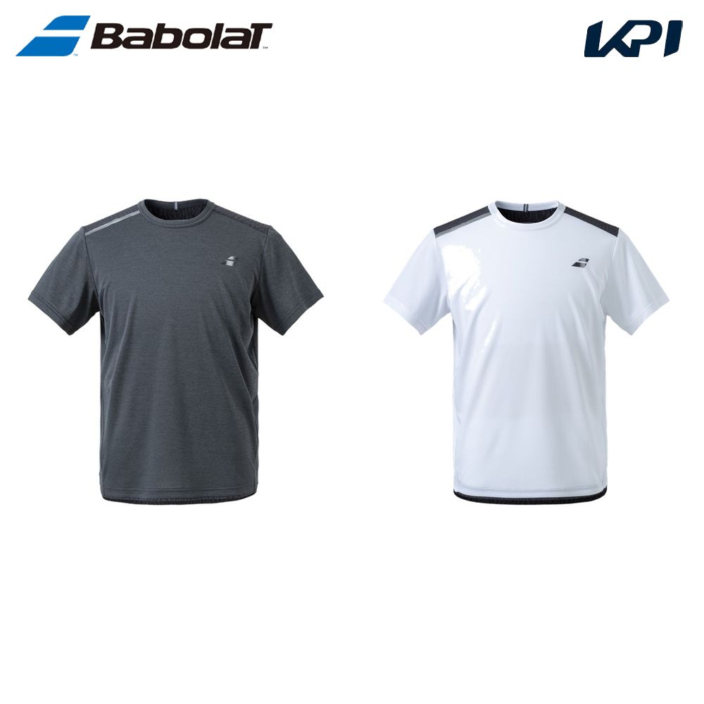 バボラ Babolat テニスウェア メンズ   VS SHORT SLEEVE SHIRT BUP4551 2024FW