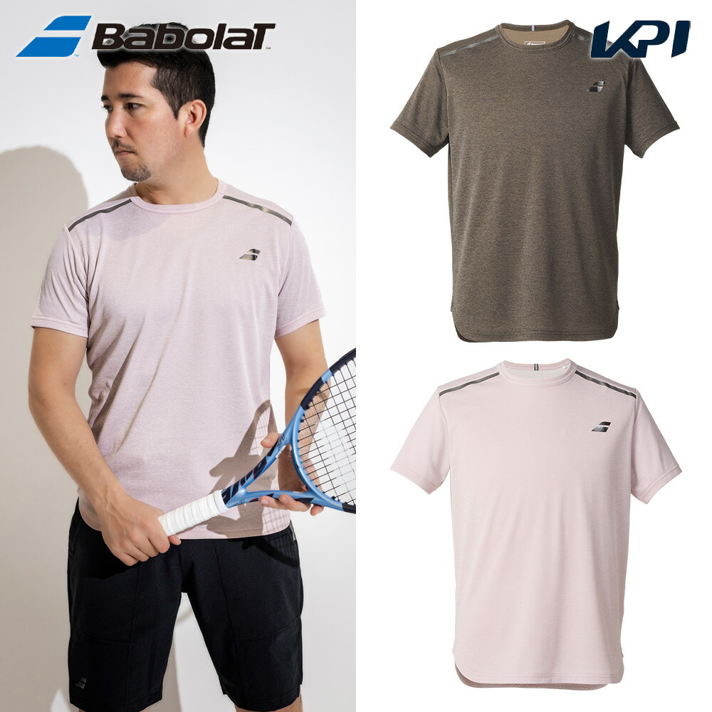 バボラ Babolat テニスウェア ユニセックス   VS SHORT SLEEVE SHIRT ゲームシャツ 半袖シャツ BUP5551 2025FW 7月下旬発売予定※予約