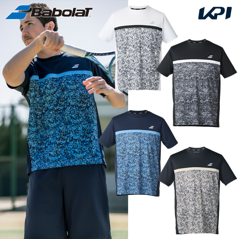 バボラ Babolat テニスウェア ユニセックス   CLUB SHORT SLEEVE SHIRT2.0 ゲームシャツ BUP5562C 2025FW 7月下旬発売予定※予約