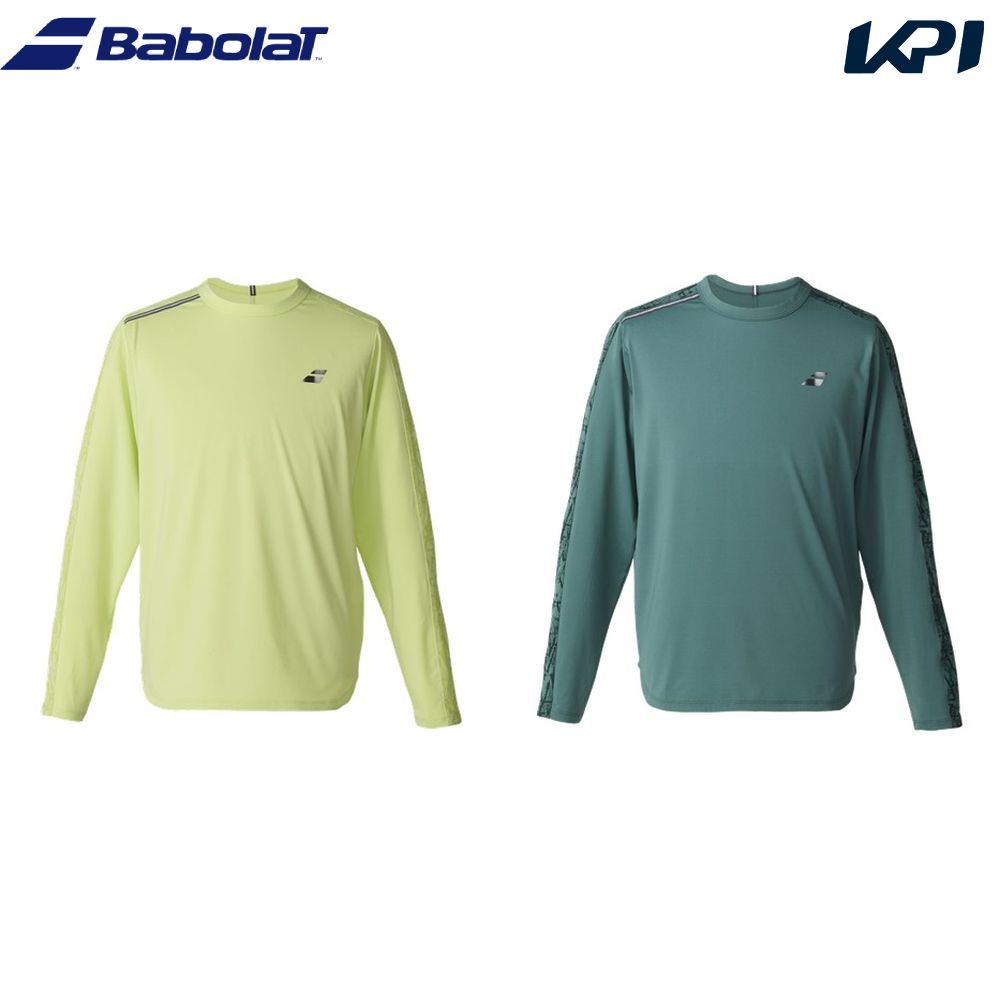 バボラ Babolat テニスウェア ユニセックス   PLAY LONG SLEEVE SHIRT ロングスリーブシャツ BUP6550 2026FW 7月下旬発売予定※予約