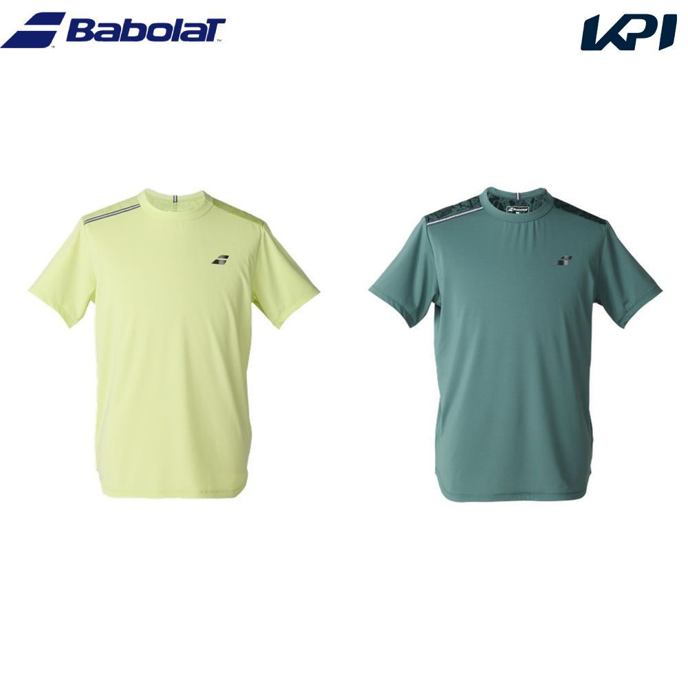 バボラ Babolat テニスウェア ユニセックス   PLAY SHORT SLEEVE SHIRT ショートスリーブシャツ BUP6551 2026FW 7月下旬発売予定※予約