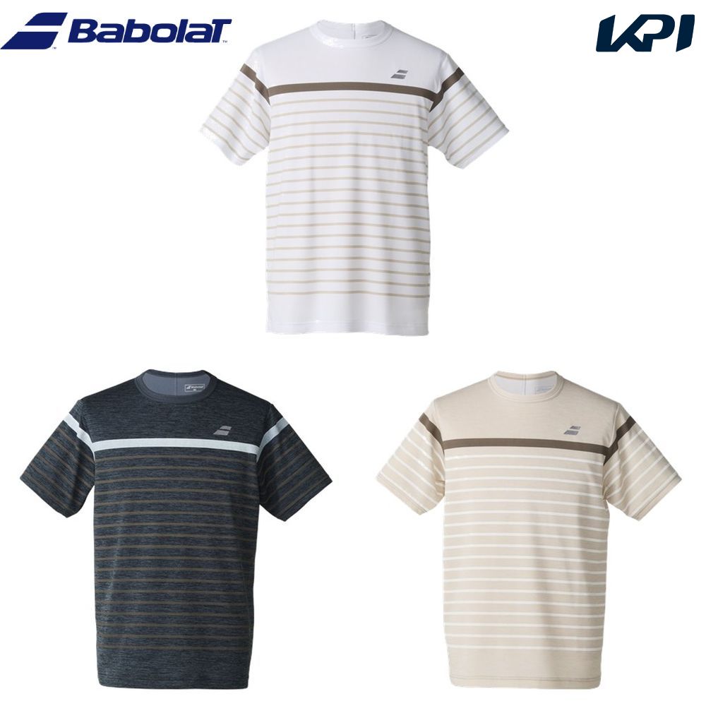 バボラ Babolat テニスウェア ユニセックス   PLAY SHORT SLEEVE SHIRT ショートスリーブシャツ BUP6554 2026FW 7月下旬発売予定※予約