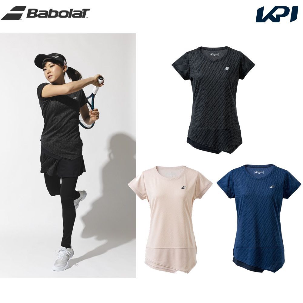 バボラ Babolat テニスウェア レディース VS ショートスリーブシャツ BWG3321 2023SS
