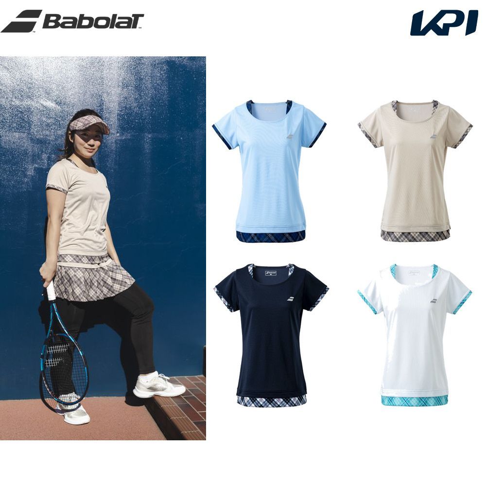 バボラ Babolat テニスウェア レディース PURE ショートスリーブシャツ BWG3328 2023SS KPI公式オンラインストア