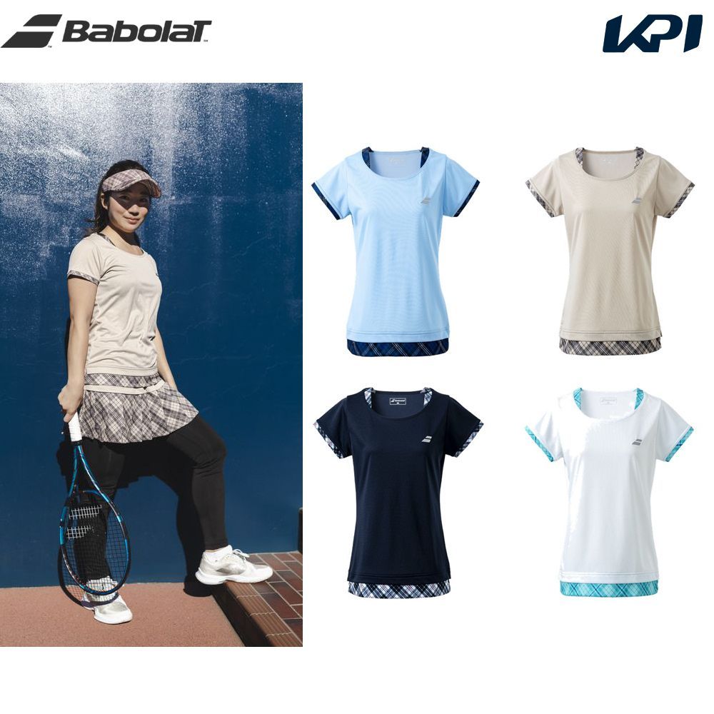 バボラ Babolat テニスウェア レディース PURE ショートスリーブシャツ