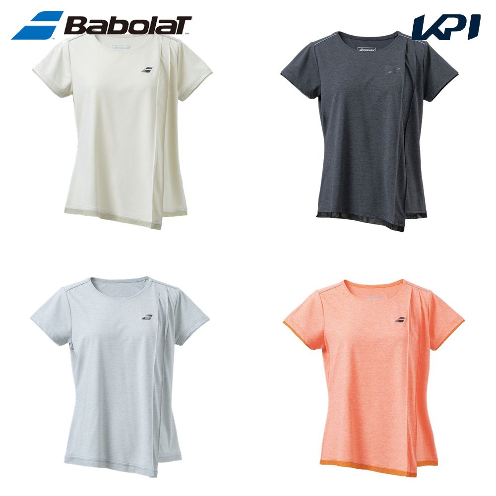 バボラ Babolat テニスウェア レディース   VS SHORT SLEEVE SHIRT 半袖Tシャツ BWG4320 2024SS