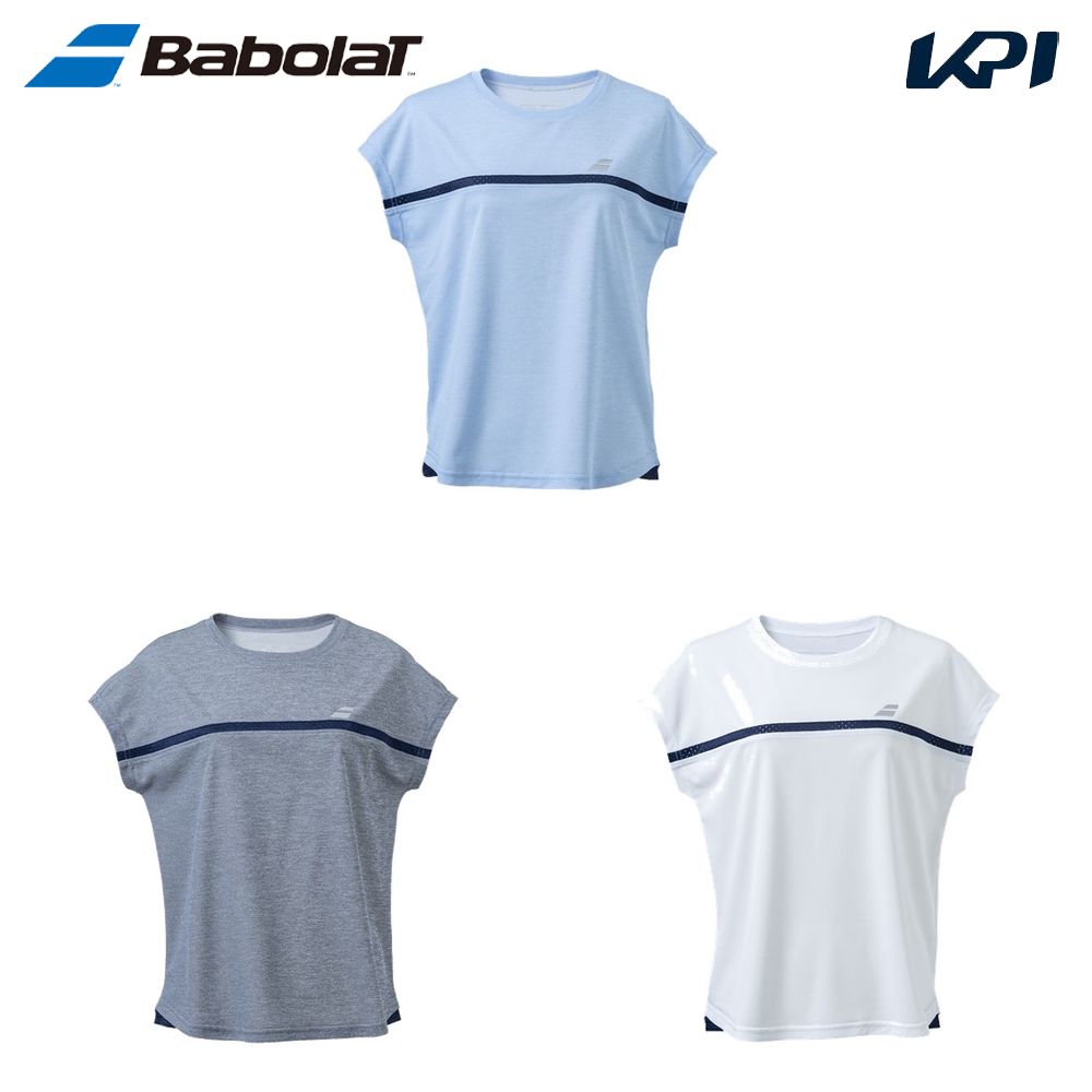 バボラ Babolat テニスウェア レディース   PURE SHORT SLEEVE SHIRT 半袖Tシャツ BWG4325 2024SS