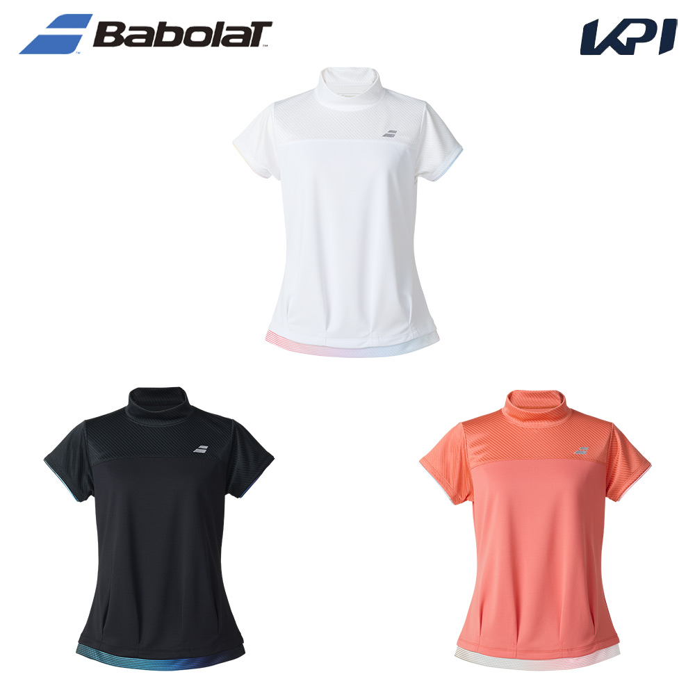 バボラ Babolat テニスウェア レディース   PURE SHORT SLEEVE SHIRT 半袖シャツ BWG5378 2025FW 7月下旬発売予定※予約