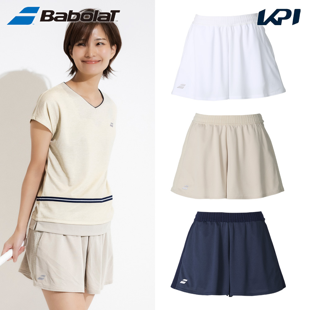 バボラ Babolat テニスウェア レディース   PURE SHORTS PANTS ショートパンツ BWG5476 2025FW 7月下旬発売予定※予約