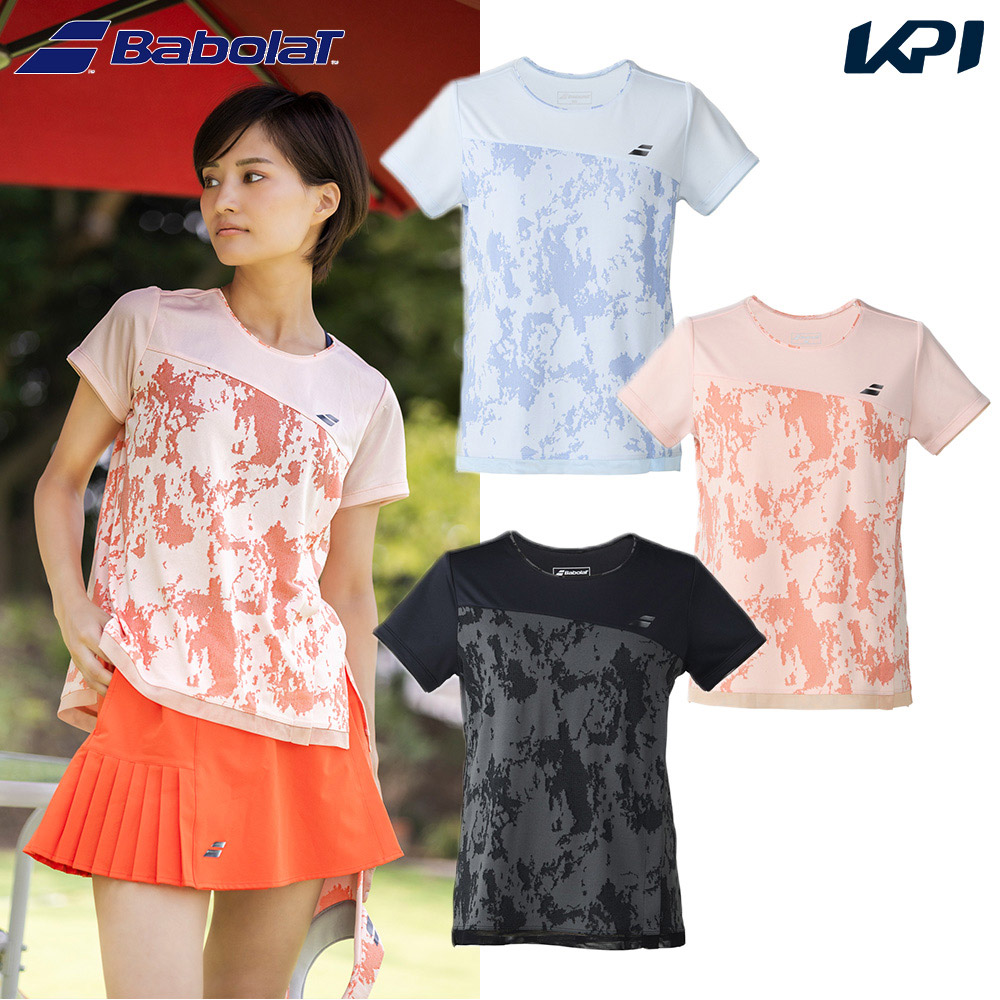 バボラ Babolat テニスウェア レディース PLAY SHORT SLEEVE SHIRT  ショートスリーブシャツ BWG6320 2026SS 1月下旬発売予定※予約