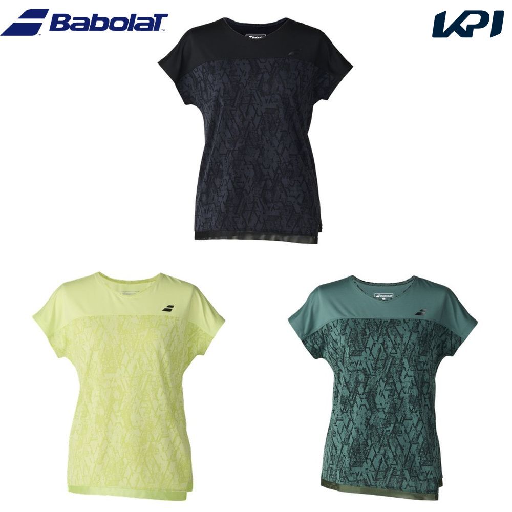 バボラ Babolat テニスウェア レディース   PLAY SHORT SLEEVE SHIRT ショートスリーブシャツ BWG6371 2026FW 7月下旬発売予定※予約
