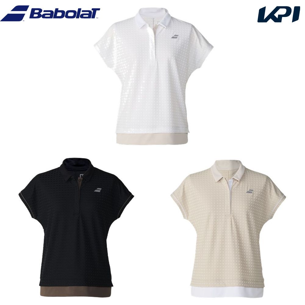 バボラ Babolat テニスウェア レディース   PLAY SHORT SLEEVE SHIRT ショートスリーブシャツ BWG6377 2026FW 7月下旬発売予定※予約