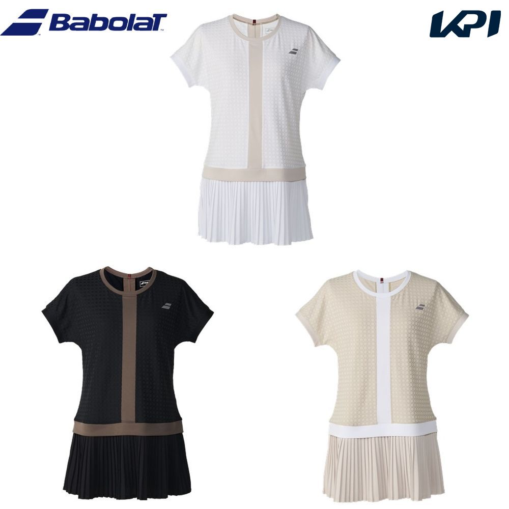 バボラ Babolat テニスウェア レディース   PLAY DRESS ドレス　ワンピース BWG6378 2026FW 7月下旬発売予定※予約