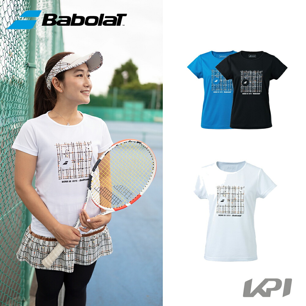 バボラ Babolat テニスウェア レディース PURE SHORT SLEEVE SHIRT ショートスリーブシャツ BWP1577 2021FW