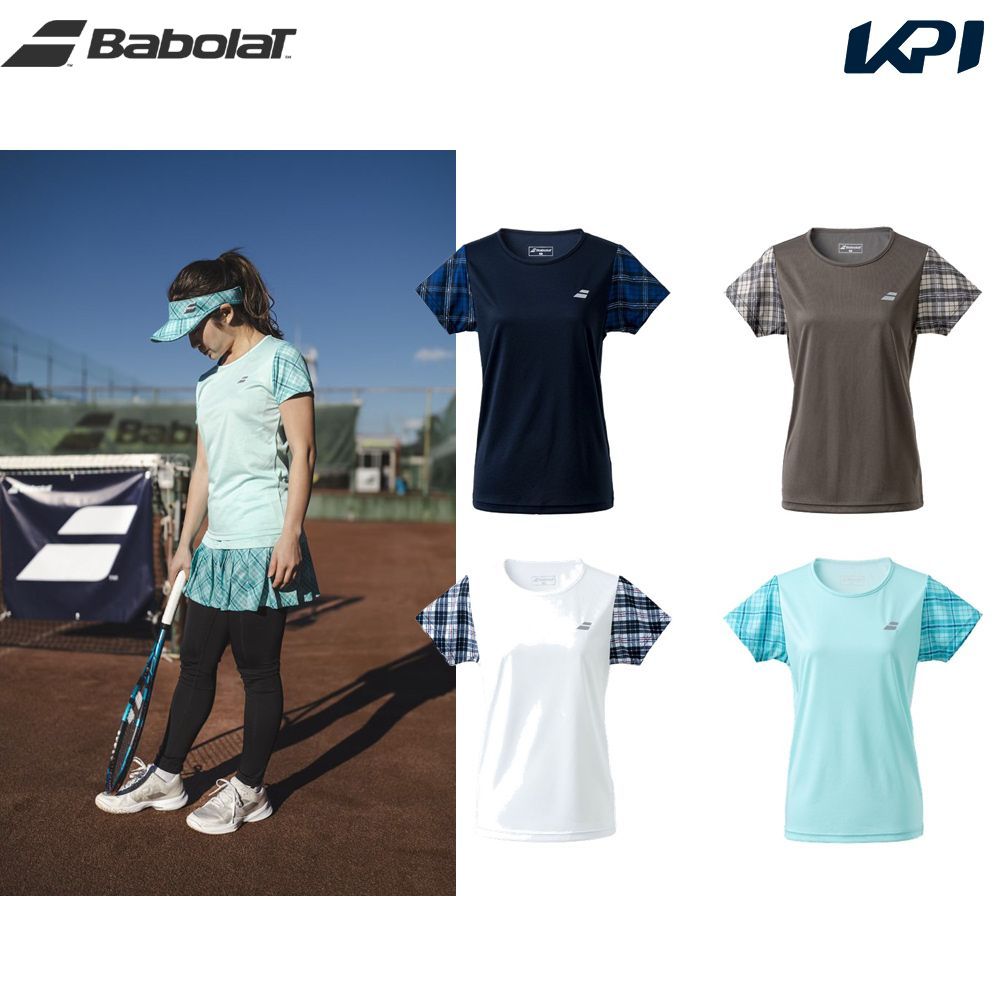 バボラ Babolat テニスウェア レディース PURE ショートスリーブシャツ BWP3528 2023SS