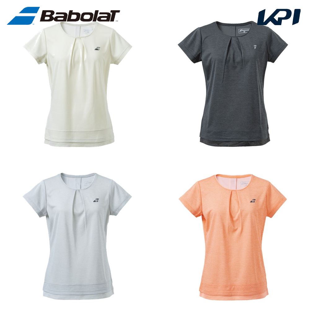 バボラ Babolat テニスウェア レディース   VS SHORT SLEEVE SHIRT 半袖Tシャツ BWP4521 2024SS