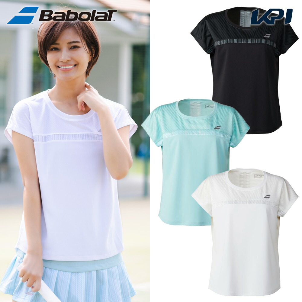 バボラ Babolat テニスウェア レディース   PURE SHORT SLEEVE SHIRT  LOOSE FIT 半袖Tシャツ BWP5528 2025SS 2月下旬発売予定※予約