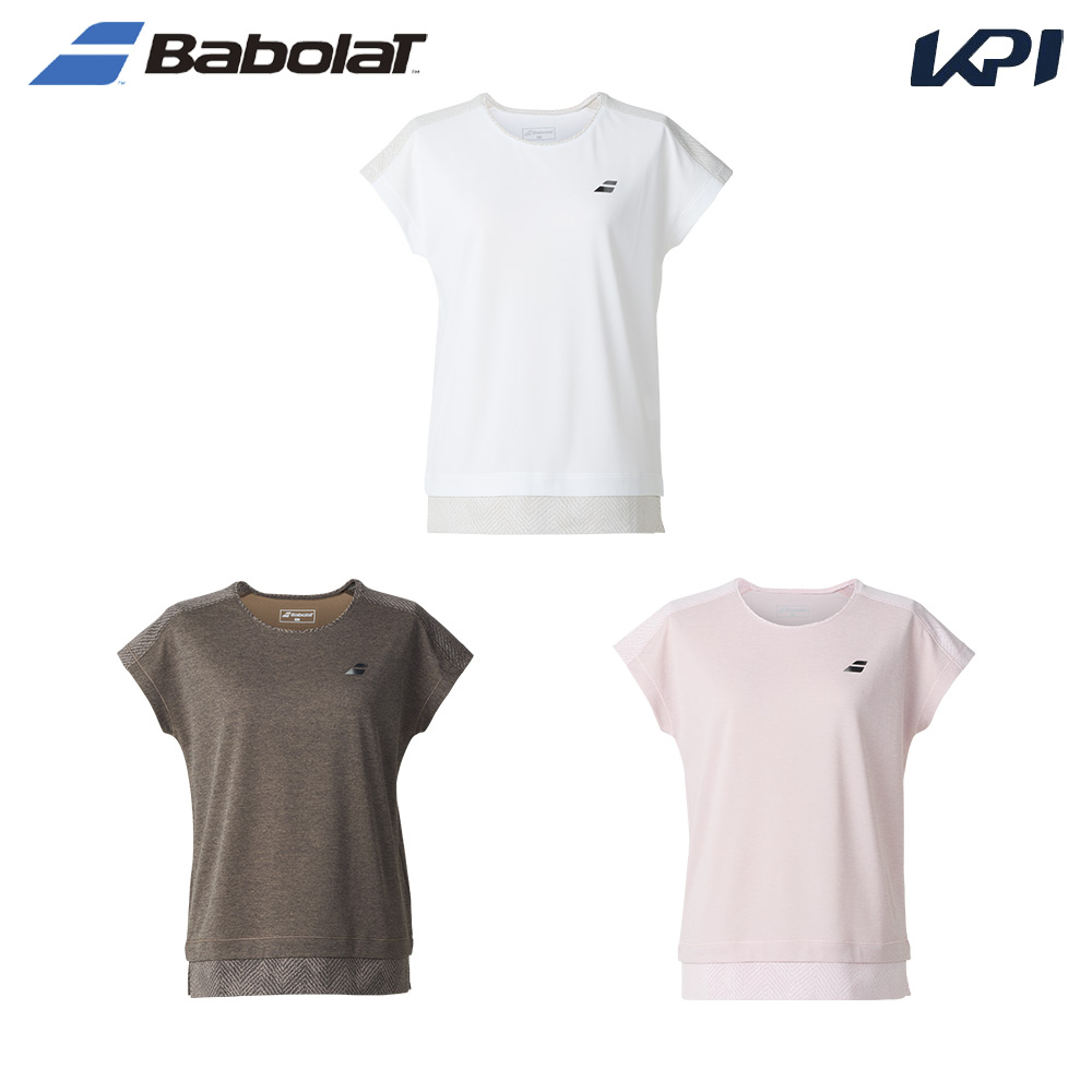 バボラ Babolat テニスウェア レディース   VS SHORT SLEEVE SHIRT フレンチスリーブトップ BWP5571 2025FW 7月下旬発売予定※予約