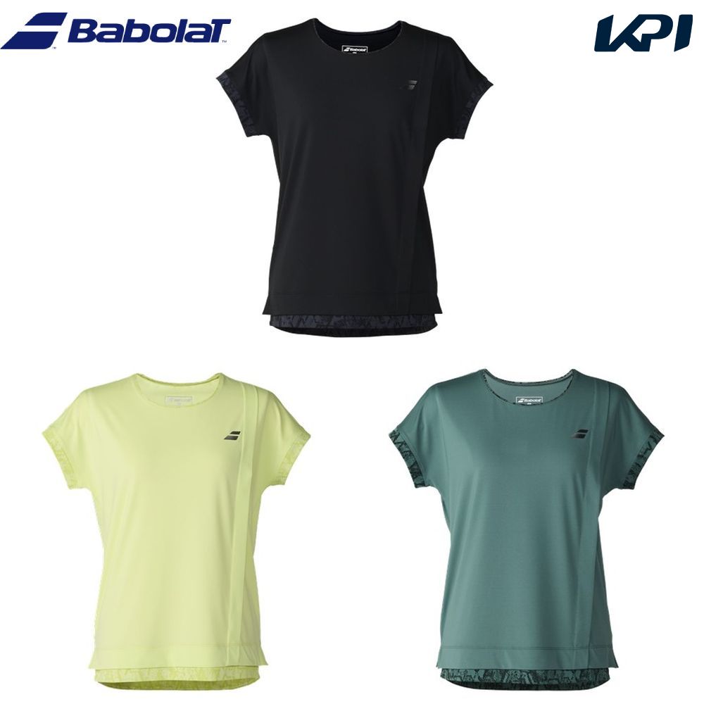 バボラ Babolat テニスウェア レディース   PLAY SHORT SLEEVE SHIRT ショートスリーブシャツ BWP6571 2026FW 7月下旬発売予定※予約