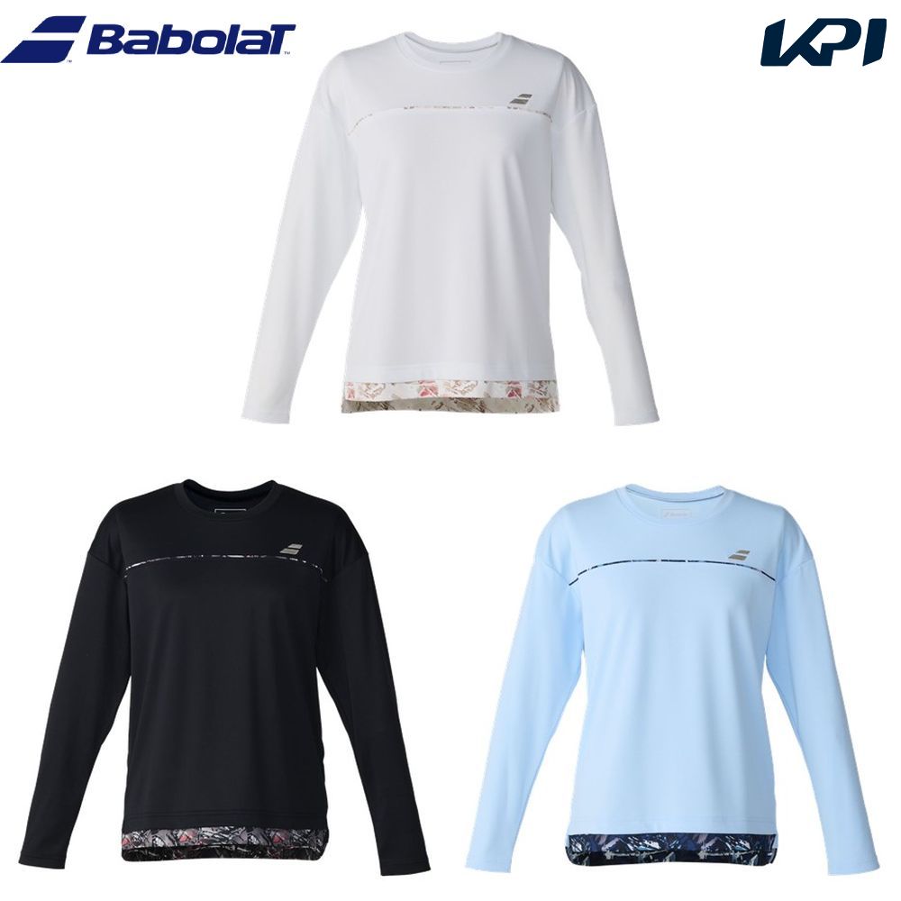 バボラ Babolat テニスウェア レディース   CLUB LONG SLEEVE SHIRT ロングスリーブシャツ BWP6580C 2026FW 7月下旬発売予定※予約
