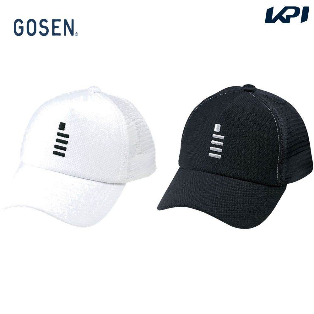 ゴーセン GOSEN テニスキャップ・バイザー ユニセックス   メッシュキャップ C2400