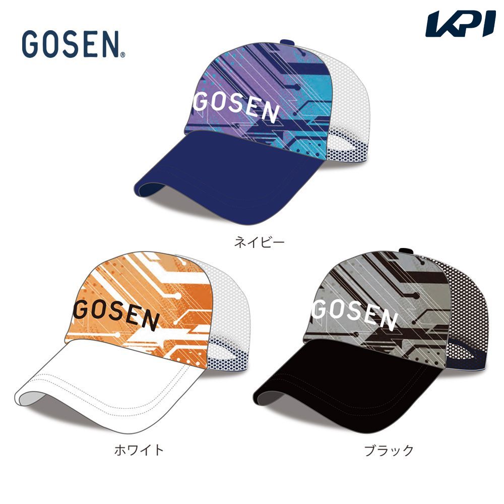 ゴーセン GOSEN テニスキャップ・バイザー ユニセックス   2026秋企画 ロゴキャップ A C26A06 10月下旬発売予定※予約