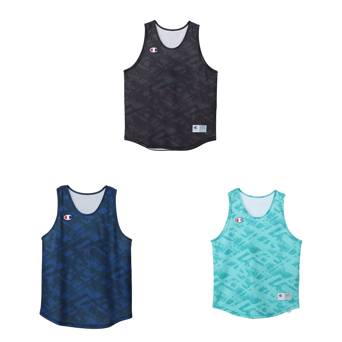 チャンピオン Champion バスケットウェア メンズ   REVERSIBLE TANK C3-BB354 2025SS