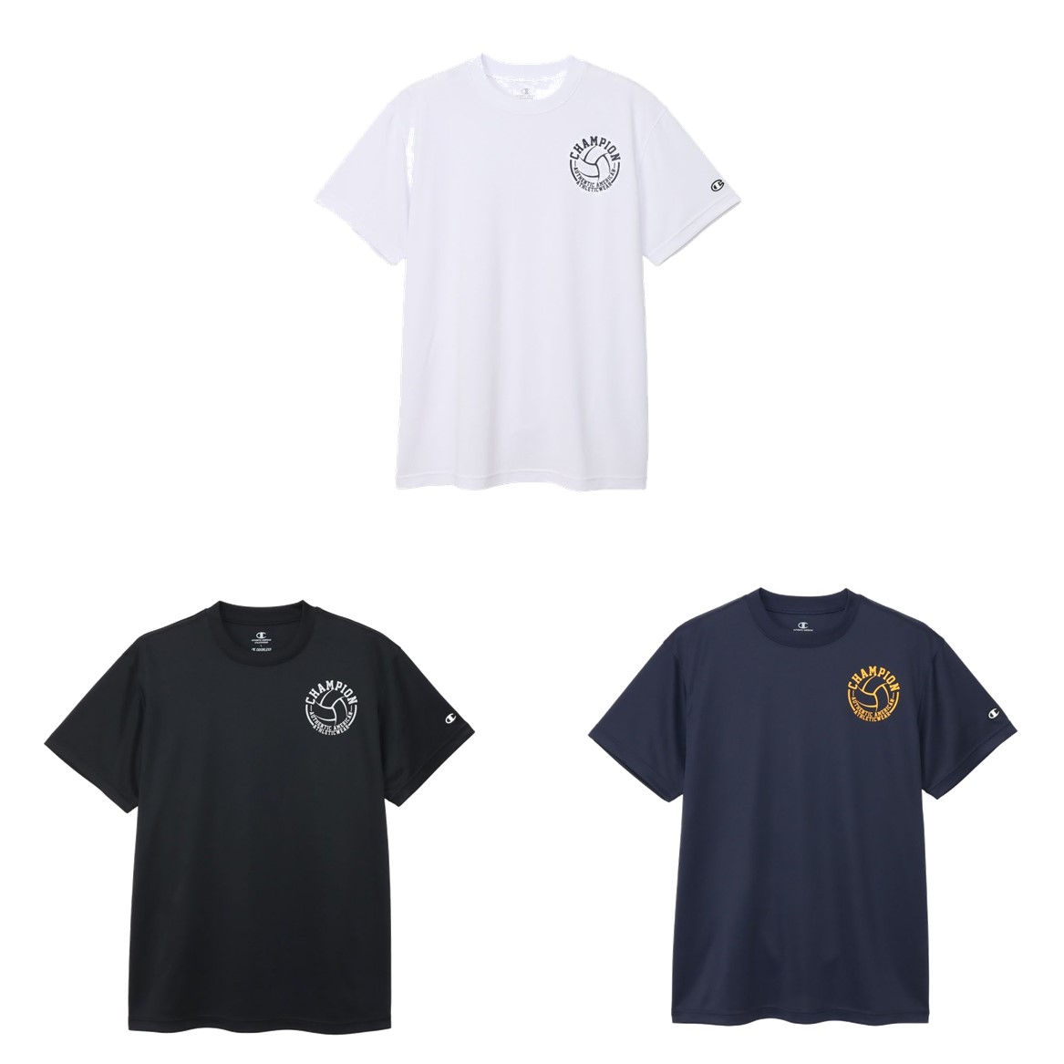 チャンピオン Champion バレーボールウェア ユニセックス   SHORT SLEEVE T-SHIRT C3-BV306 2025SS