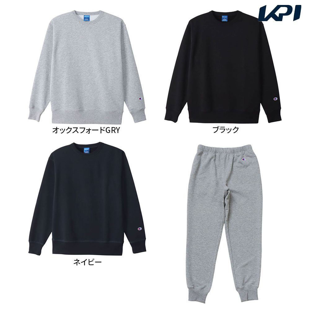 チャンピオン Champion マルチSPウェア ユニセックス   【上下セット】SWEATSHIRT C3XS060＋パンツC3XS253 C3XS060-C3XS253-070 2023SS