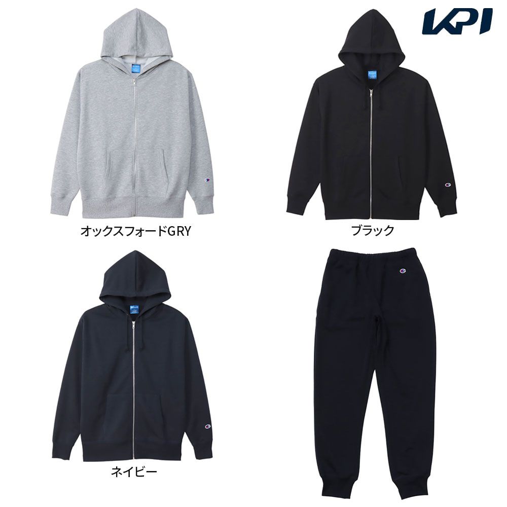 チャンピオン Champion マルチSPウェア ユニセックス   【上下セット】ZIP SWEATSHIRT C3XS160＋パンツC3XS253 C3XS160-C3XS253-370 2023SS