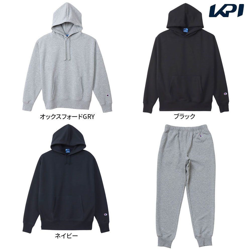 チャンピオン Champion マルチSPウェア ユニセックス   【上下セット】HOODED SWEATSHIRT C3XS161＋パンツC3XS253 C3XS161-C3XS253-070 2023SS
