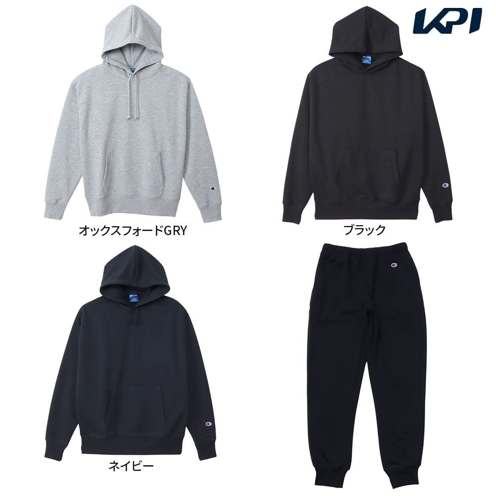 チャンピオン Champion マルチSPウェア ユニセックス   【上下セット】HOODED SWEATSHIRT C3XS161＋パンツC3XS253 C3XS161-C3XS253-370 2023SS