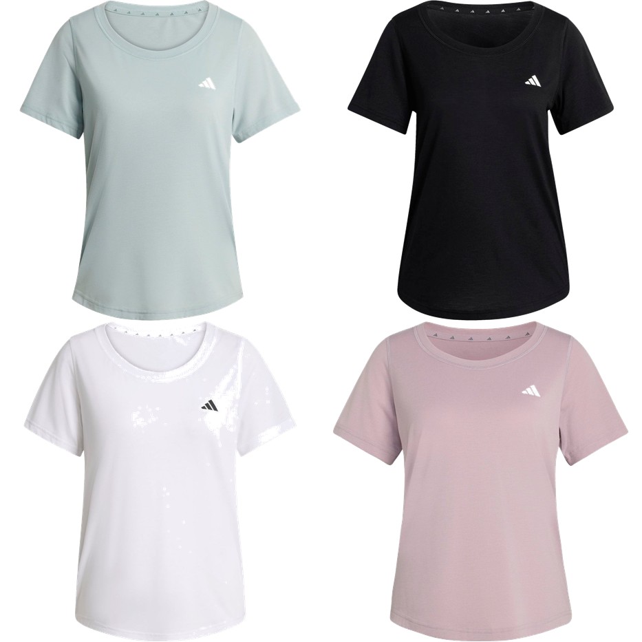 アディダス adidas ランニングウェア レディース   ワークアウト エッセンシャルズ スクープネック Tシャツ C5613 2026SS