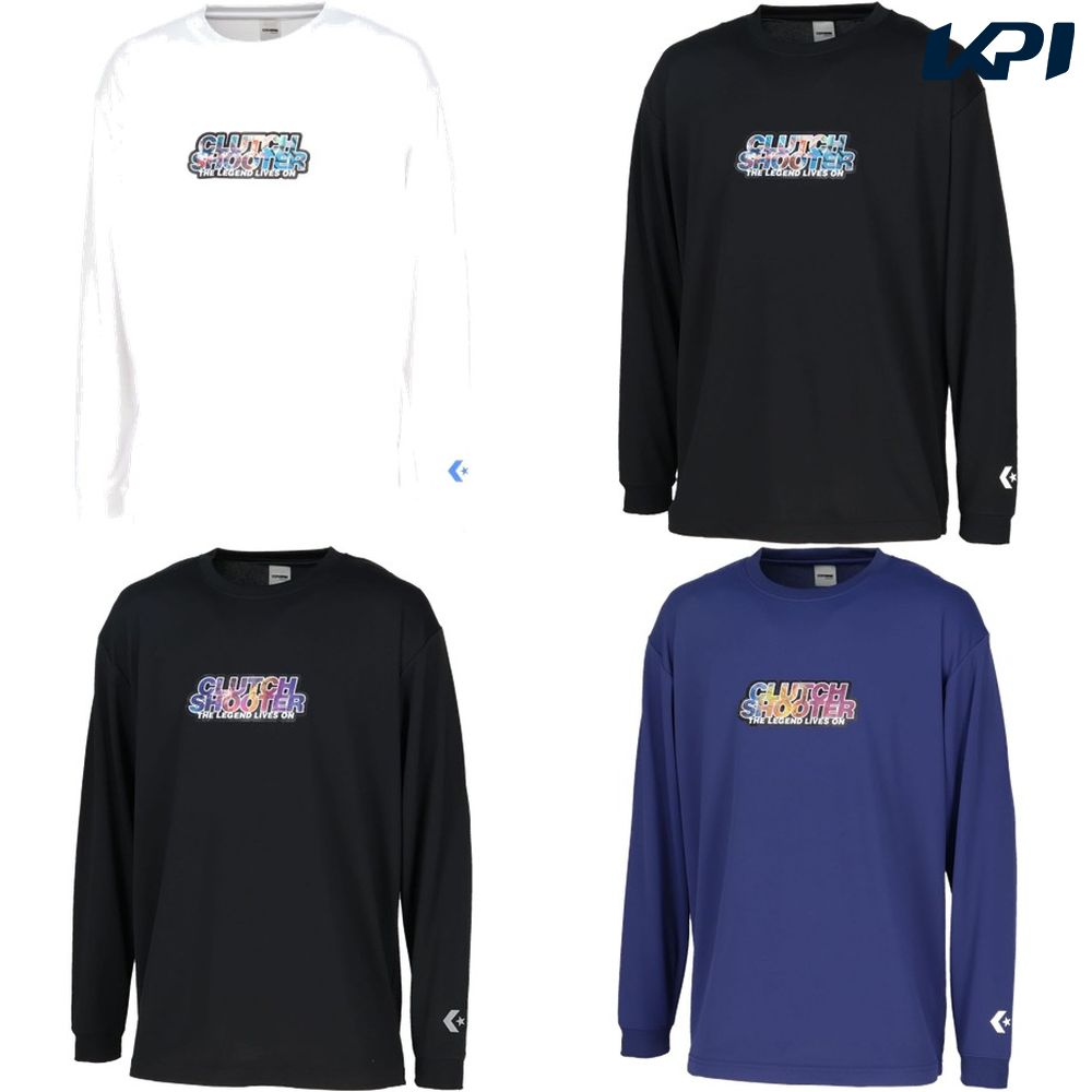 コンバース CONVERSE バスケットウェア ユニセックス   プリントロングスリーブシャツ CB252364L 2025FW