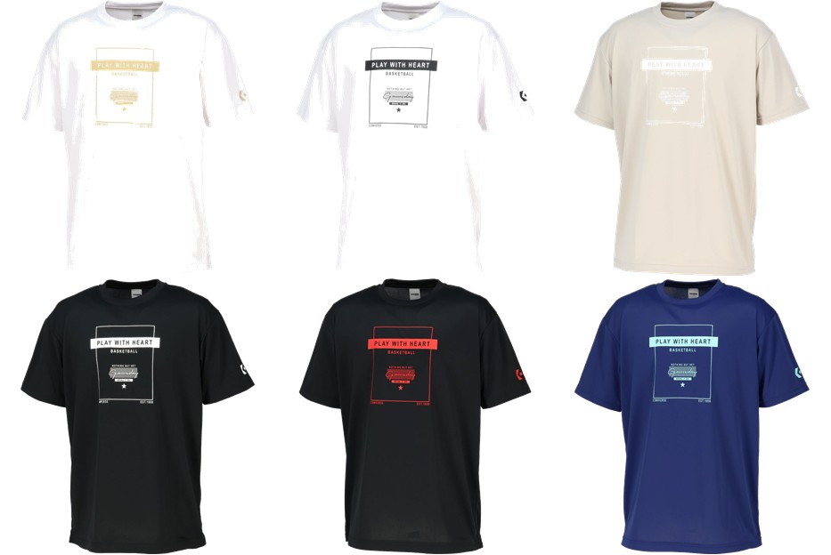 コンバース CONVERSE バスケットウェア ユニセックス   プリントTシャツ CB261362 2026SS