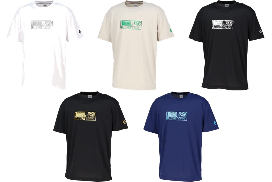 コンバース CONVERSE バスケットウェア ユニセックス   プリントTシャツ CB261363 2026SS
