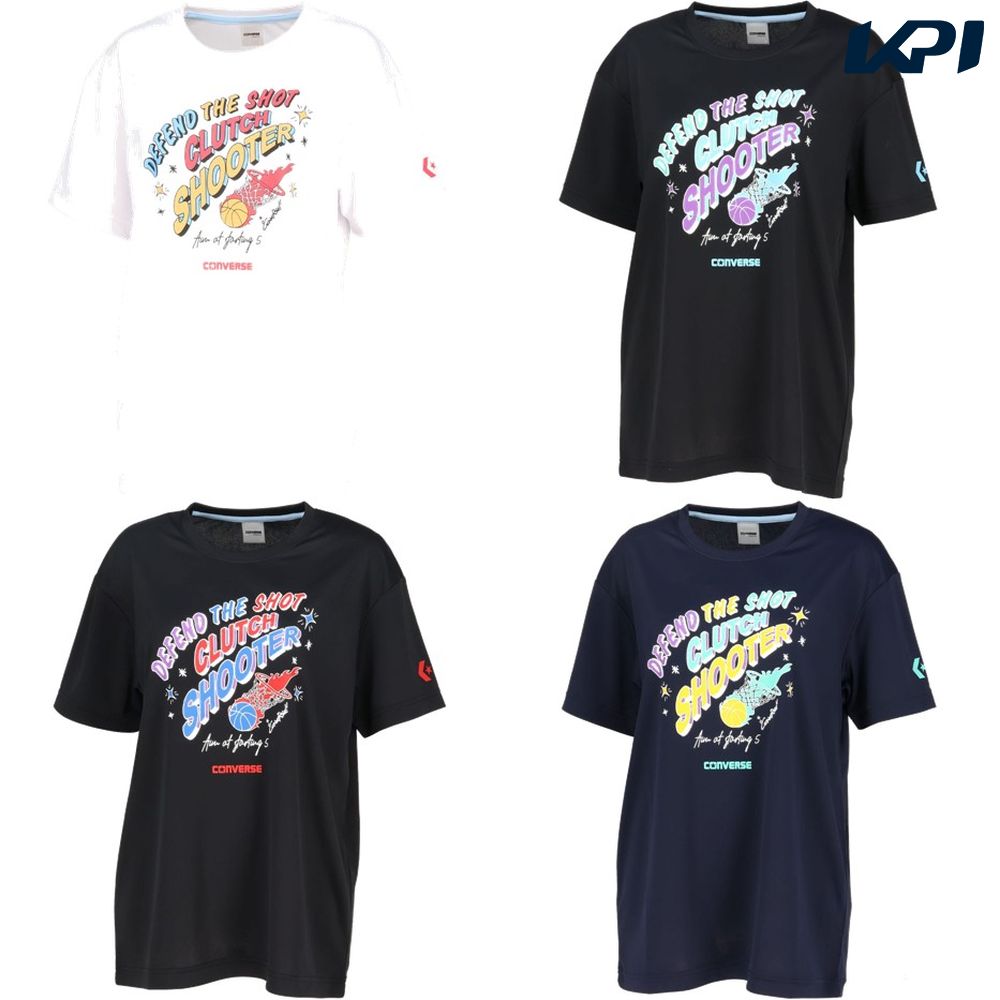 コンバース CONVERSE バスケットウェア ジュニア   ガールズプリントTシャツ CB342351 2024FW