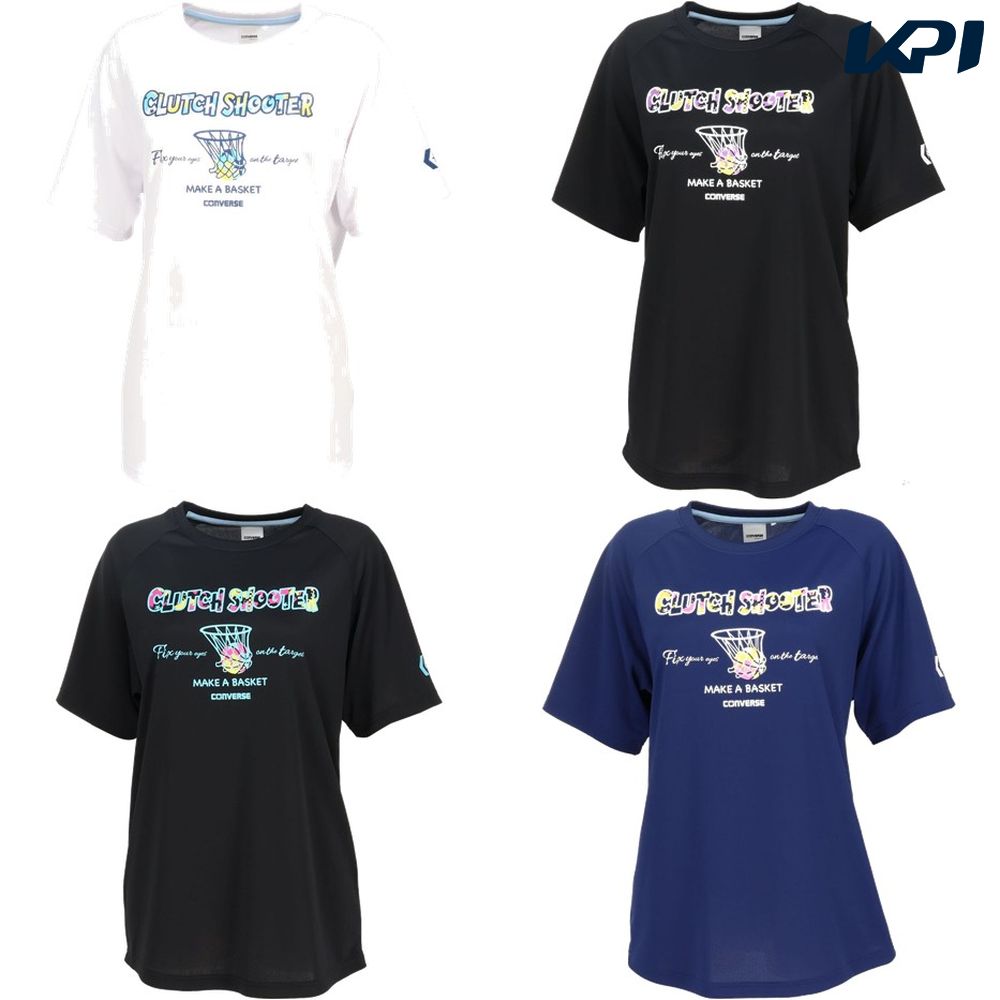 コンバース CONVERSE バスケットウェア ジュニア   ガールズプリントTシャツ CB351351 2025SS