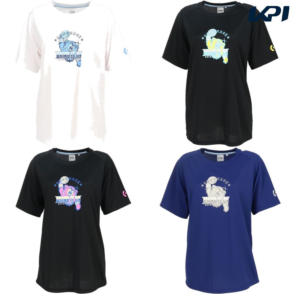 コンバース CONVERSE バスケットウェア ジュニア   ガールズプリントTシャツ CB351352 2025SS