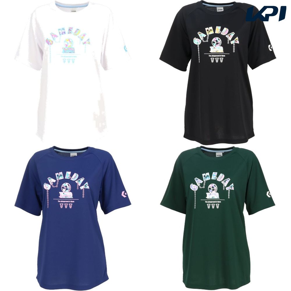 コンバース CONVERSE バスケットウェア ジュニア   ガールズプリントTシャツ CB351353 2025SS