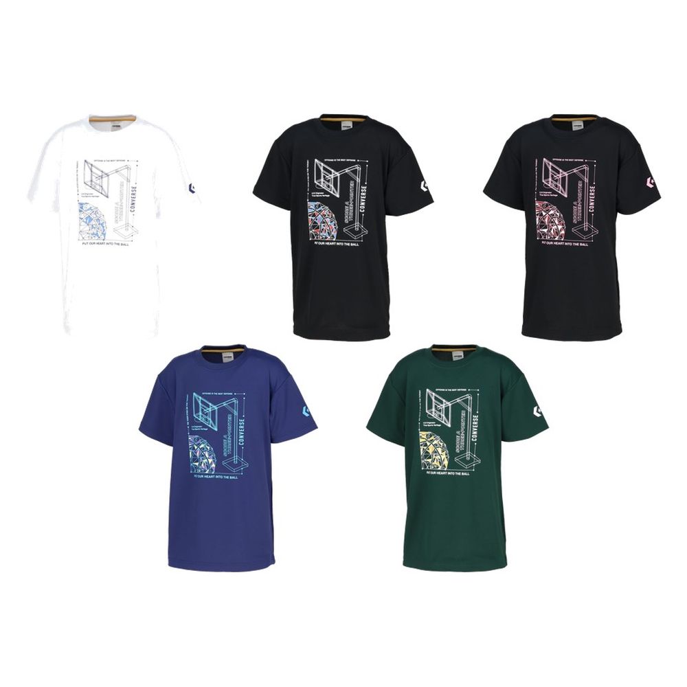 コンバース CONVERSE バスケットウェア ジュニア   Jr.プリントTシャツ CB452352 2025FW