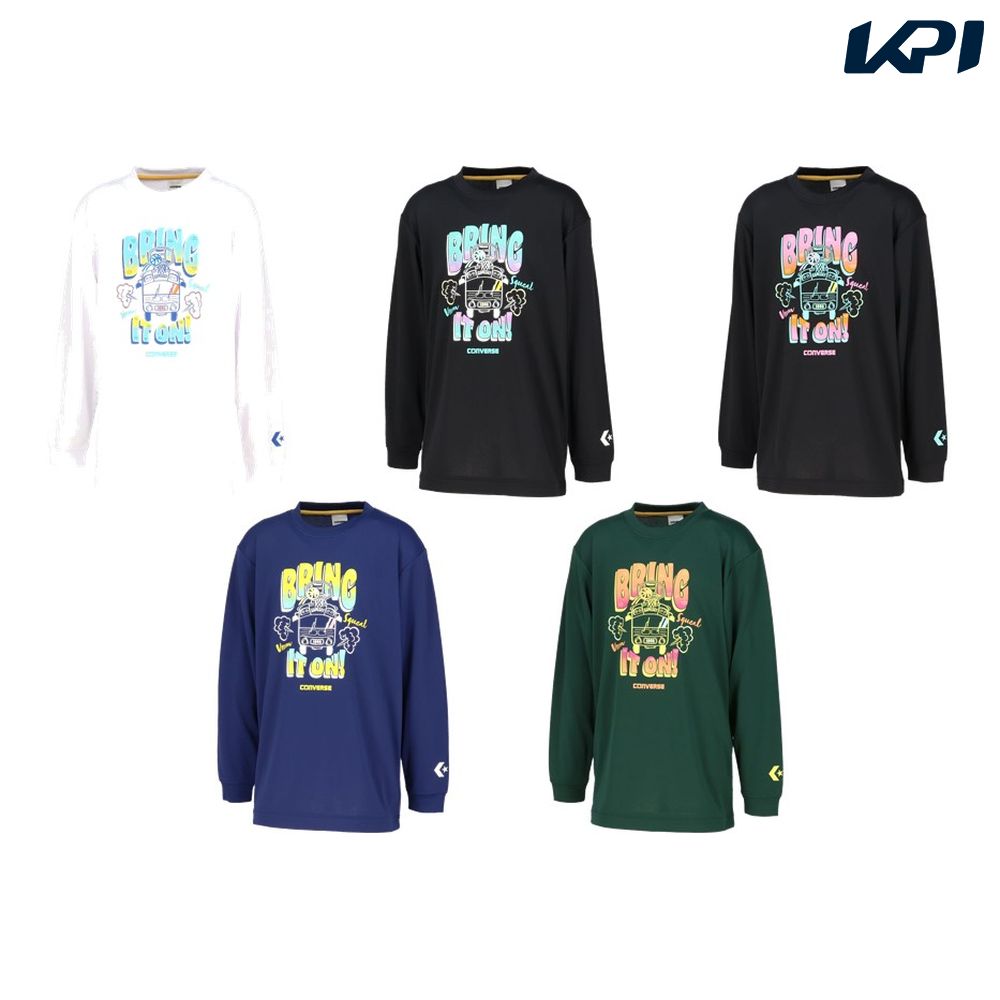 コンバース CONVERSE バスケットウェア ジュニア   Jr.プリントロングスリーブ CB452356L 2025FW