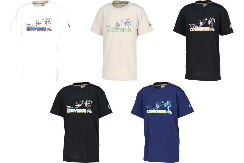 コンバース CONVERSE バスケットウェア ジュニア   Jr.プリントTシャツ CB461356 2026SS