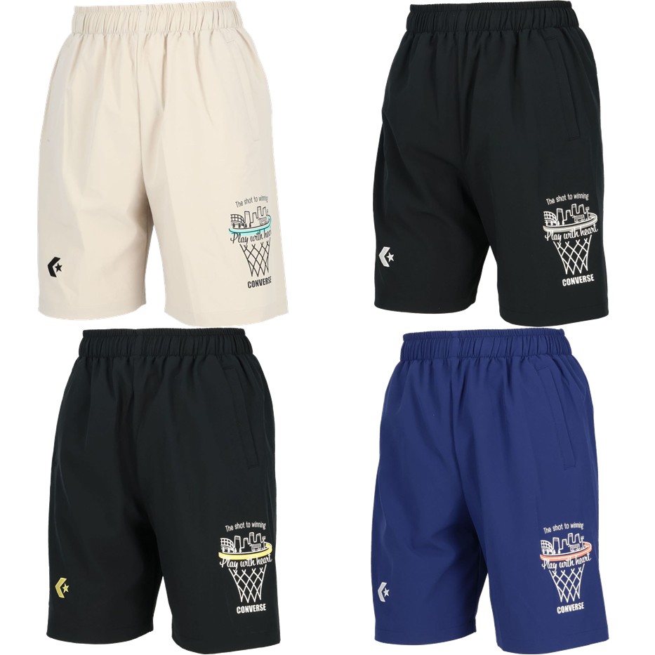 コンバース CONVERSE バスケットウェア ジュニア   Jr.プラクティスパンツ(ポケット付キ) CB461851 2026SS