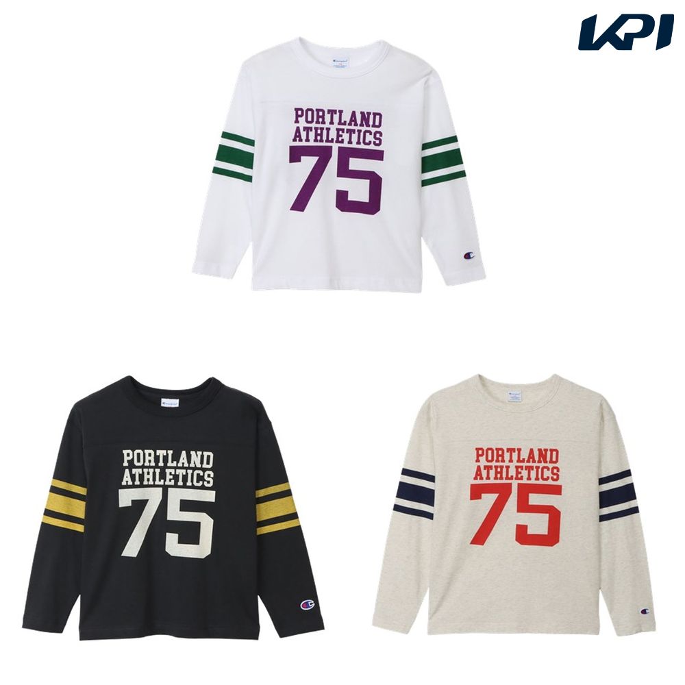 チャンピオン Champion カジュアルウェア ジュニア   FOOTBALL L/S T-SHIRT CK-D401 2026SS